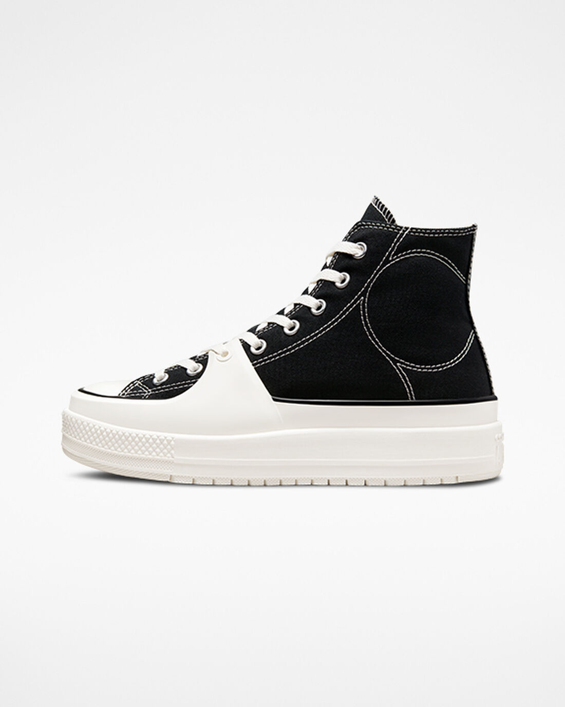 Men's Converse Chuck Taylor All Star Construct High Top Sneakers Black/White | Australia-79586