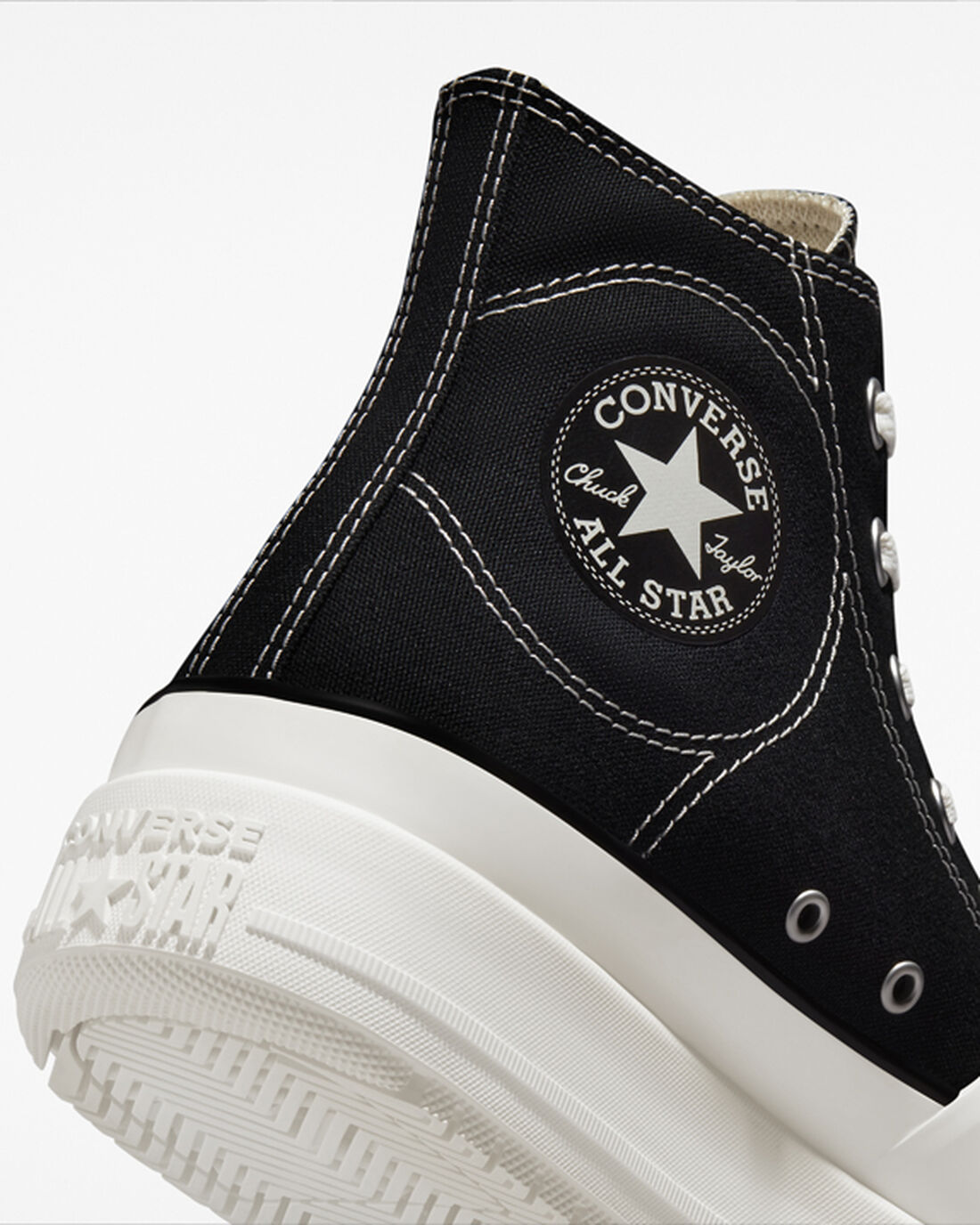 Men's Converse Chuck Taylor All Star Construct High Top Sneakers Black/White | Australia-79586