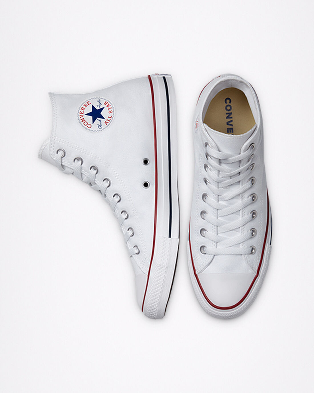 Men's Converse Chuck Taylor All Star High Top Sneakers White | Australia-05984