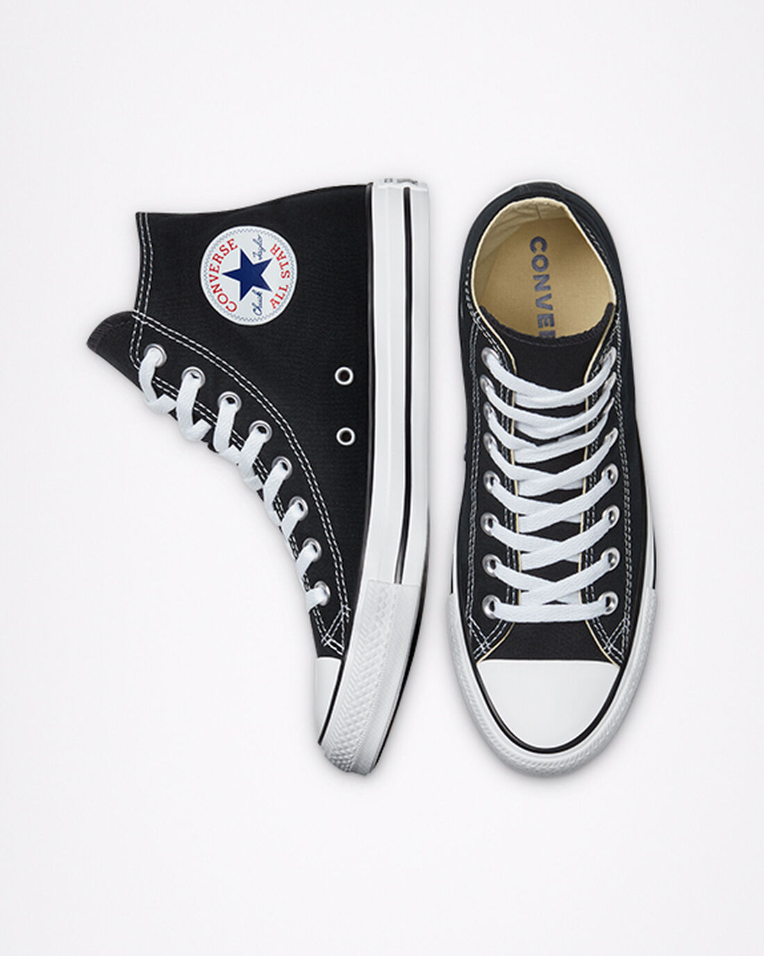 Men's Converse Chuck Taylor All Star High Top Sneakers Black | Australia-07835