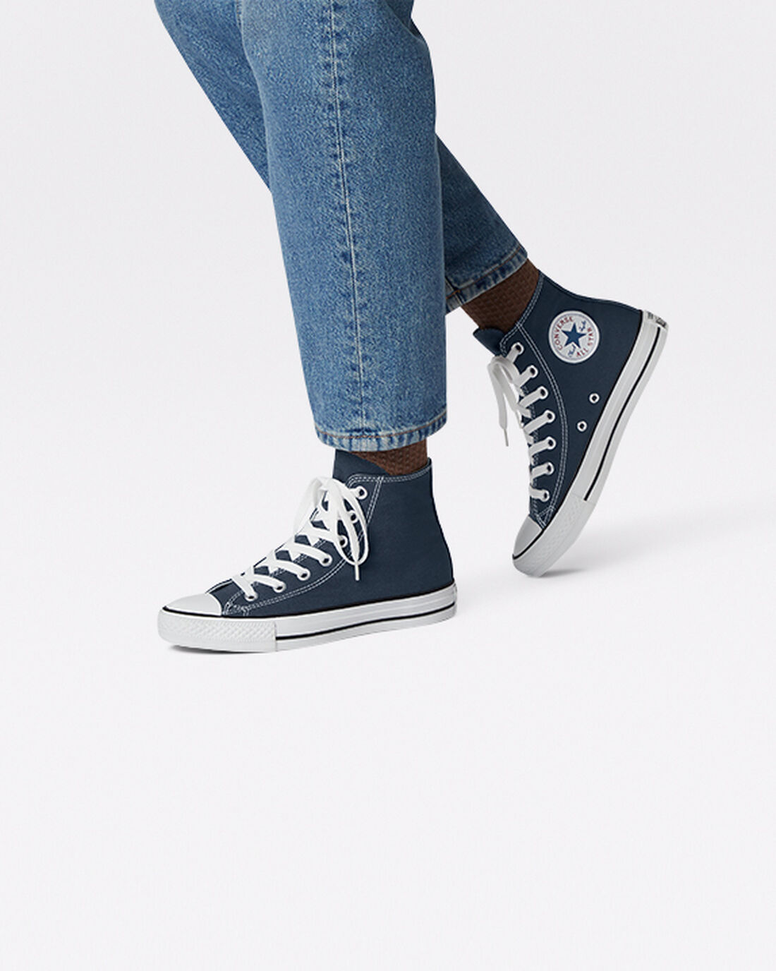 Men's Converse Chuck Taylor All Star High Top Shoes Navy | Australia-20678