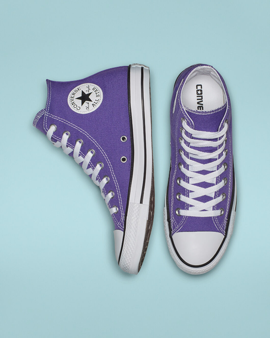 Men's Converse Chuck Taylor All Star High Top Shoes Purple | Australia-25083