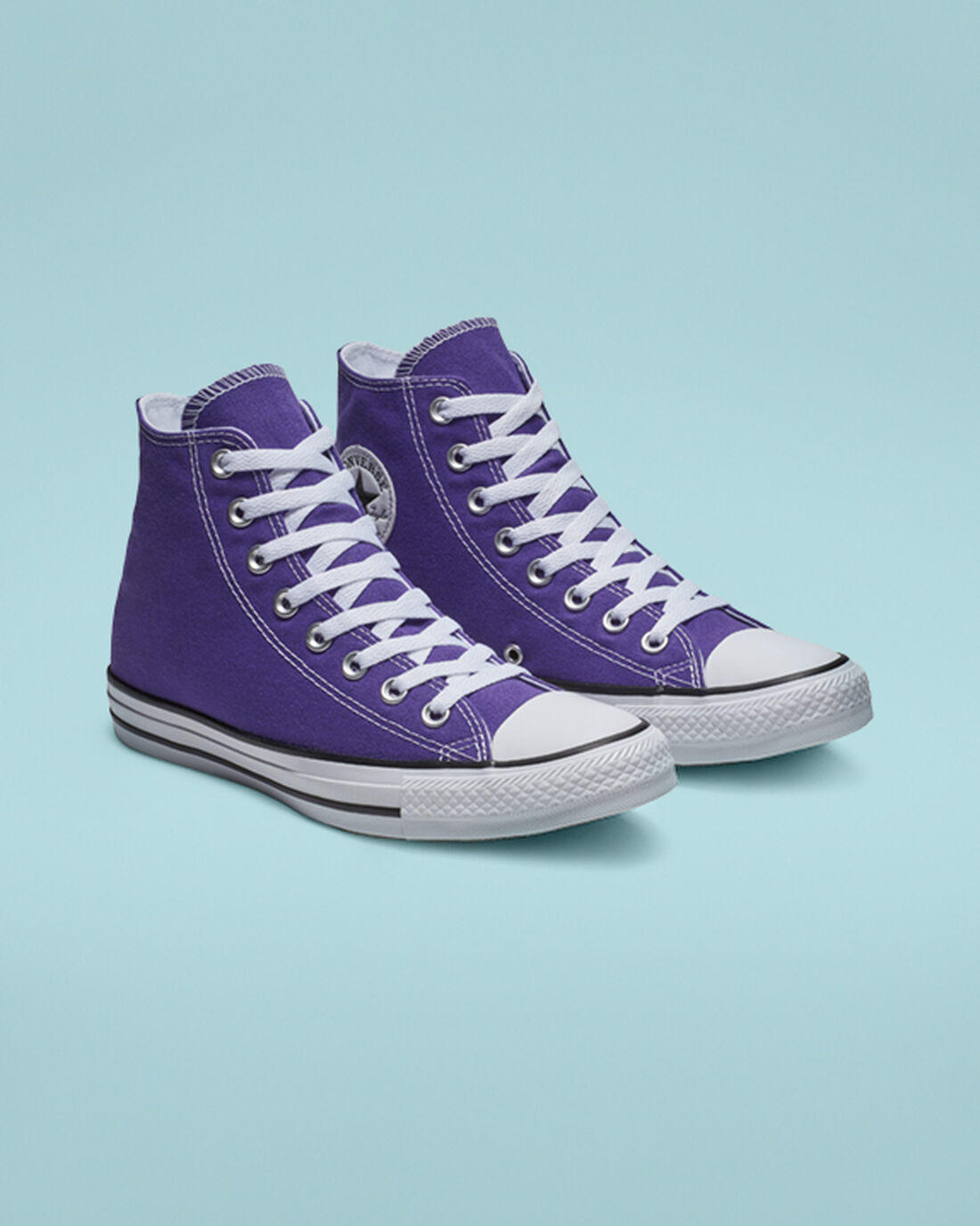 Men's Converse Chuck Taylor All Star High Top Shoes Purple | Australia-25083