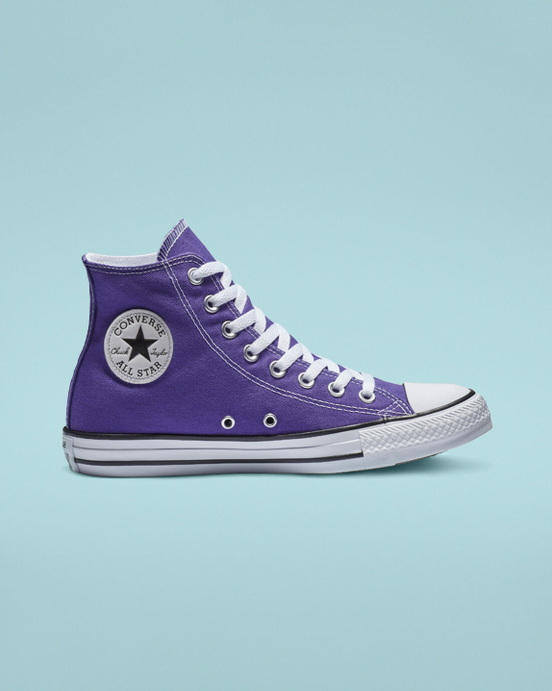 Men\'s Converse Chuck Taylor All Star High Top Shoes Purple | Australia-25083