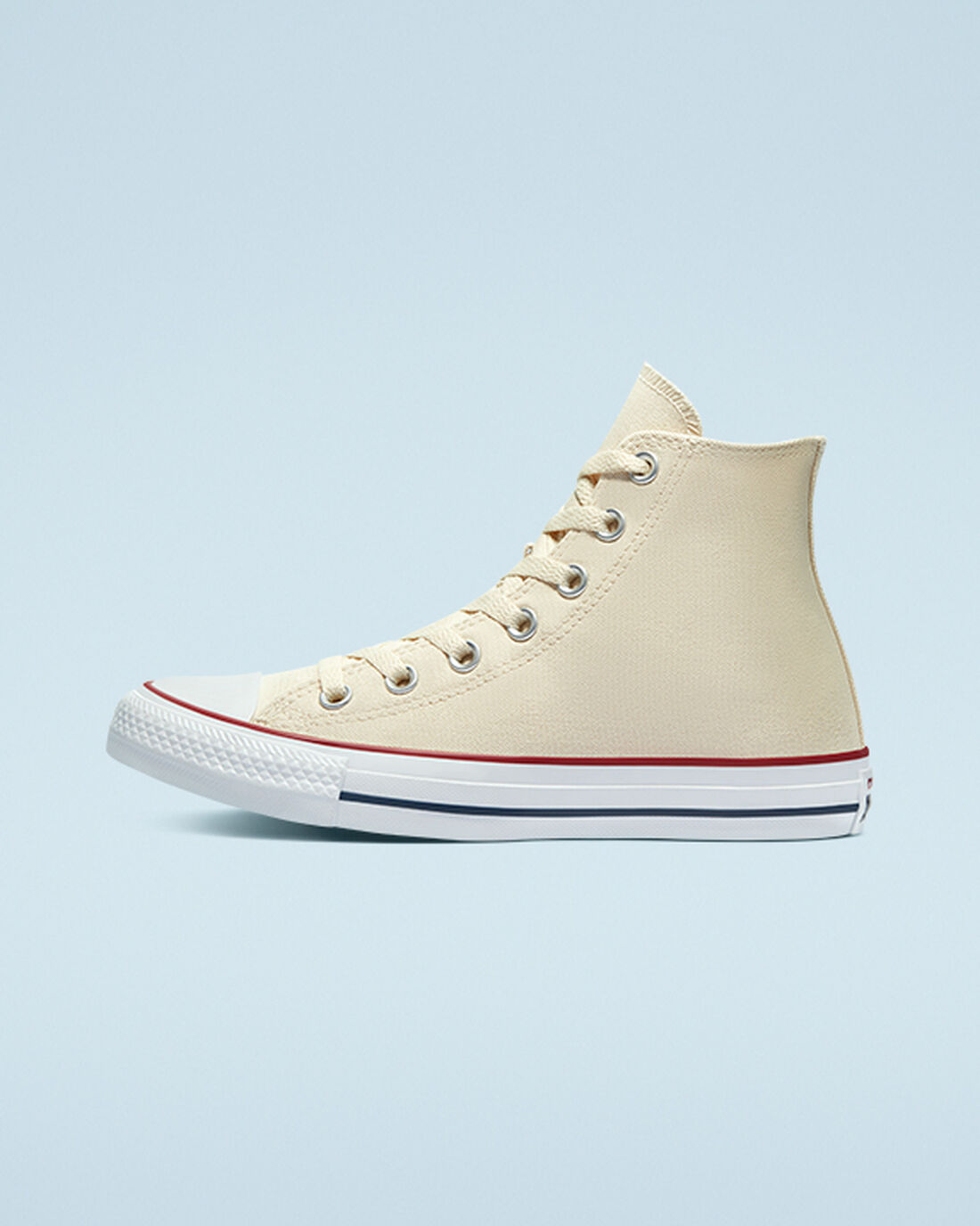 Men's Converse Chuck Taylor All Star High Top Sneakers Beige White | Australia-27105