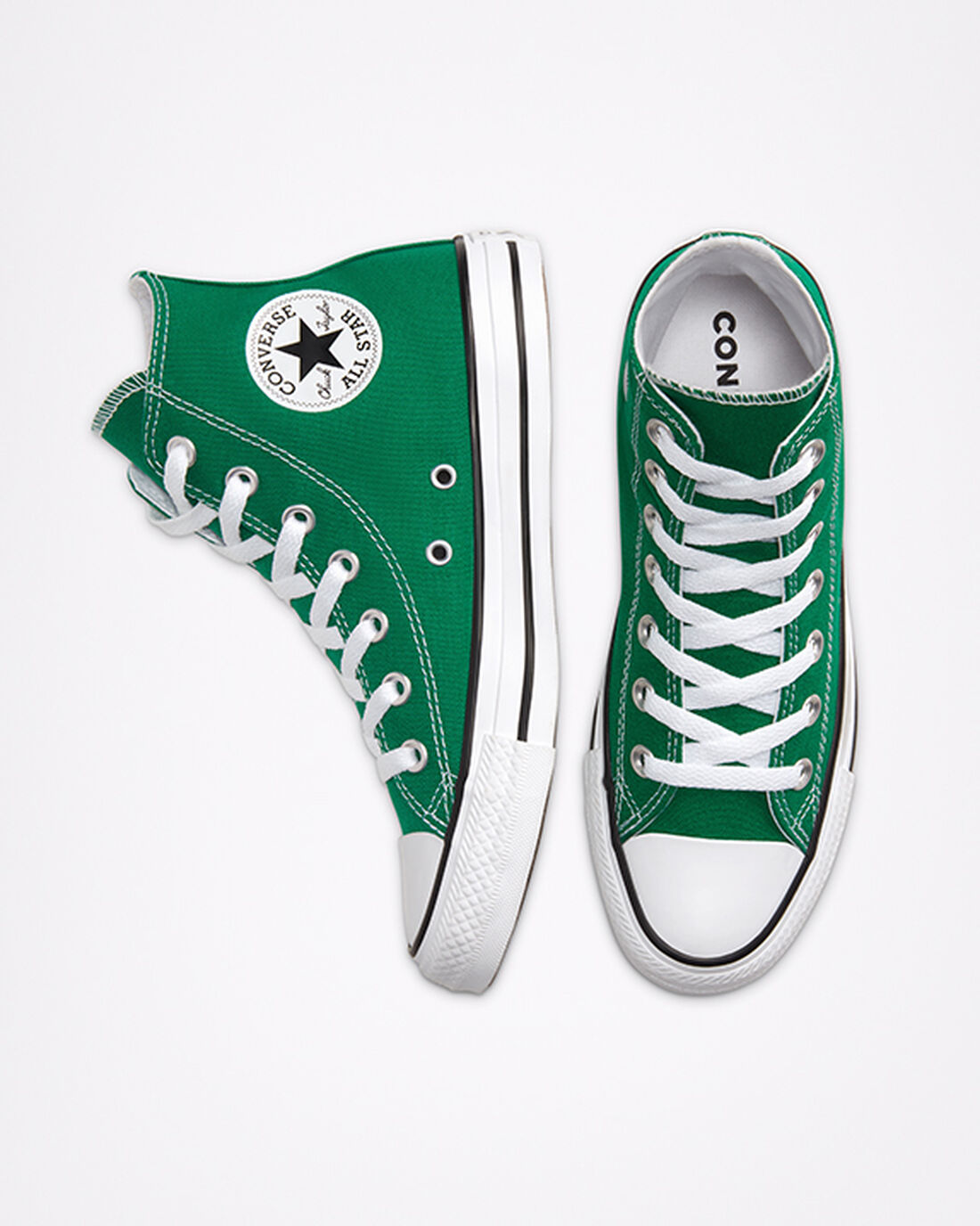 Men's Converse Chuck Taylor All Star High Top Sneakers Green/White | Australia-31708