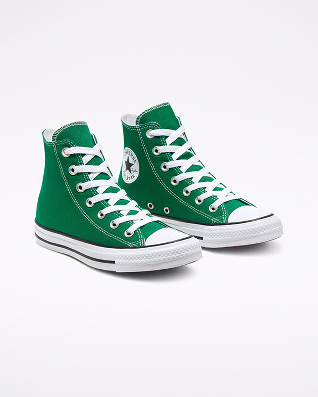 Men's Converse Chuck Taylor All Star High Top Sneakers Green/White | Australia-31708