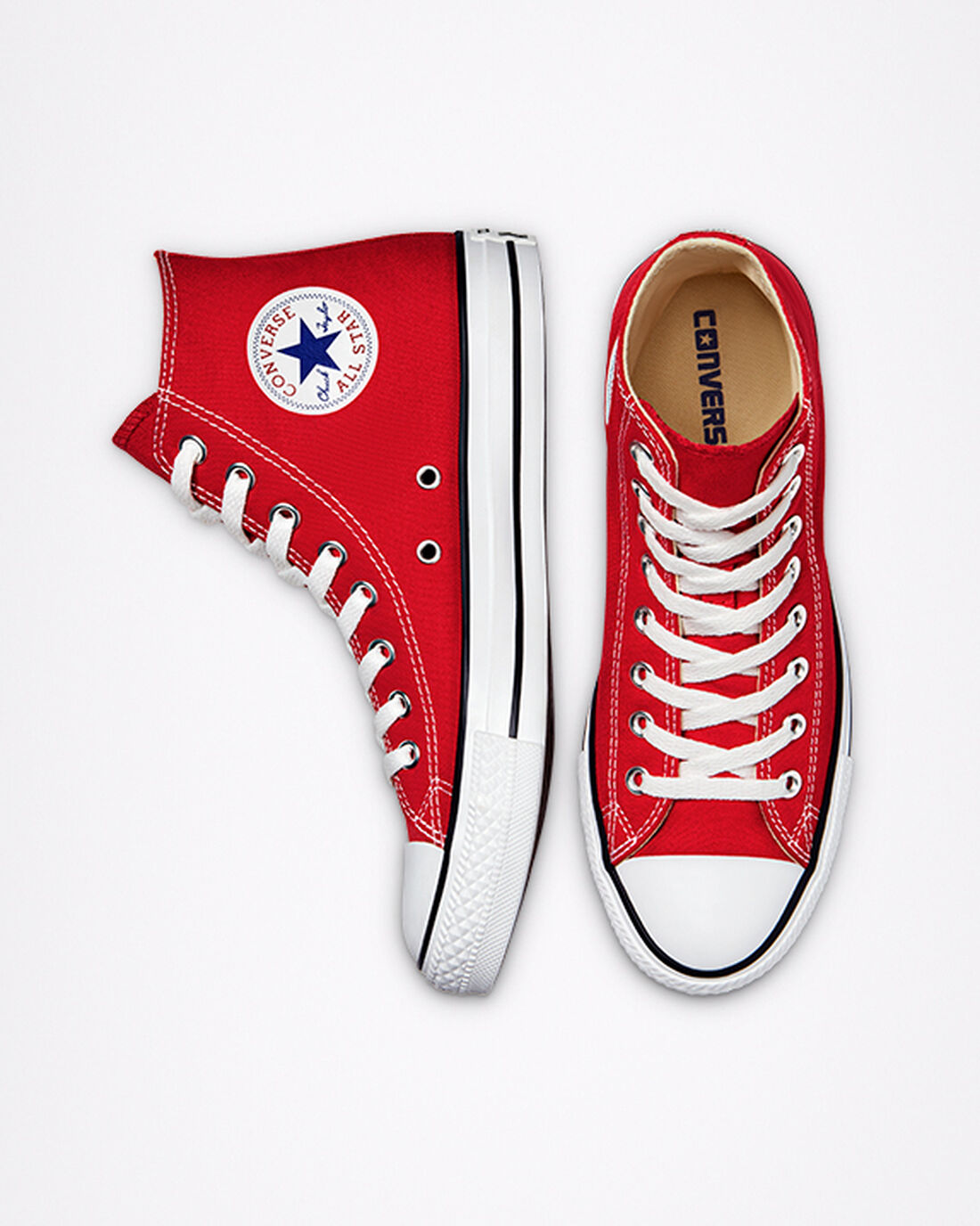 Men's Converse Chuck Taylor All Star High Top Sneakers Red | Australia-32869