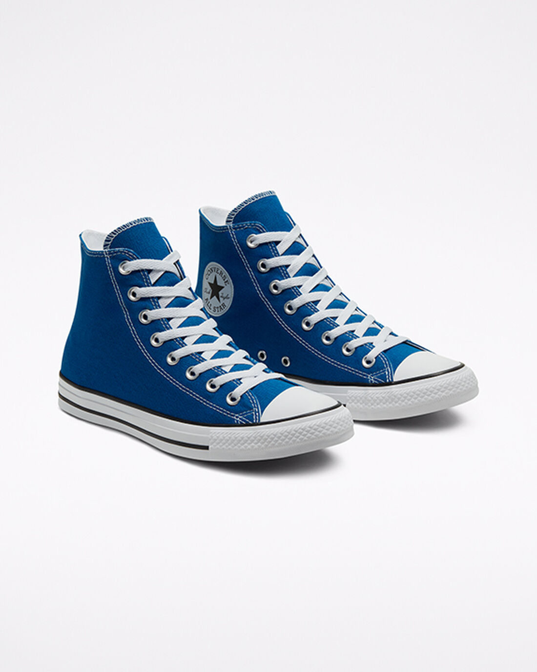 Men's Converse Chuck Taylor All Star High Top Sneakers Blue/White | Australia-36908