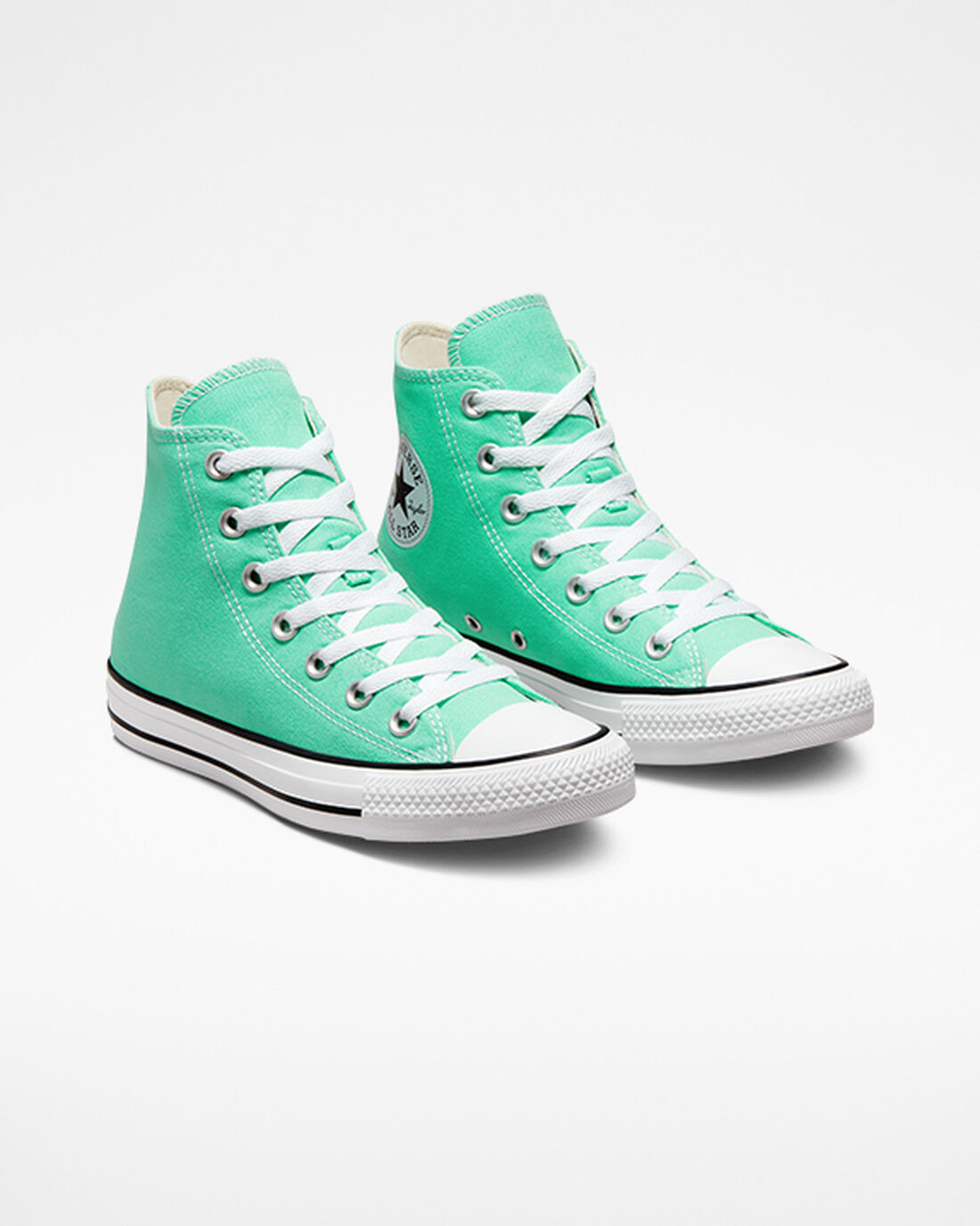 Men's Converse Chuck Taylor All Star High Top Sneakers Turquoise/White/Black | Australia-83754