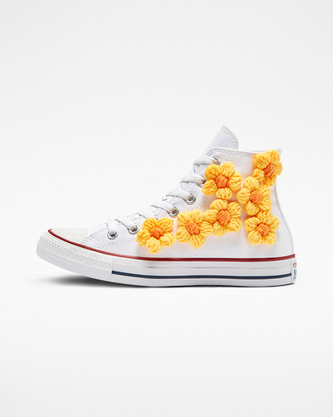 Men's Converse Chuck Taylor All Star LTD 3D Floral High Top Sneakers Yellow Flower | Australia-01297