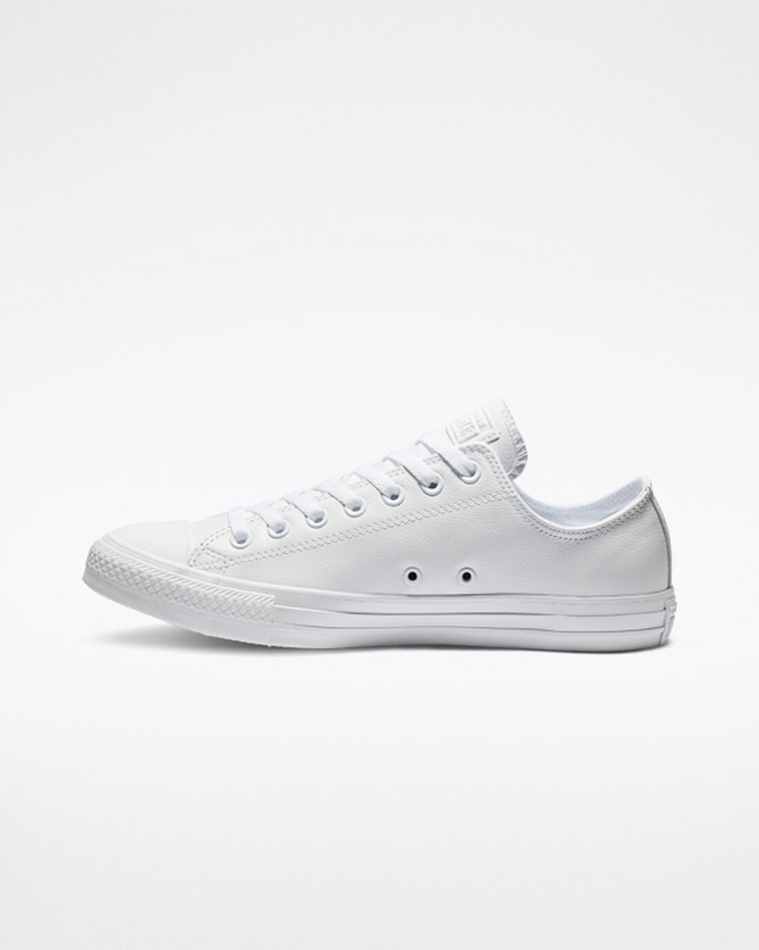 Men's Converse Chuck Taylor All Star Leather Sneakers White | Australia-90182