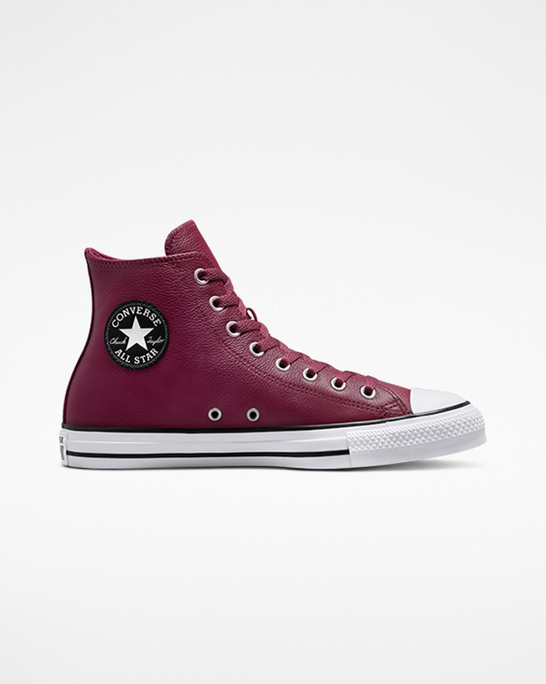 Men\'s Converse Chuck Taylor All Star Leather High Top Shoes Pink | Australia-96138