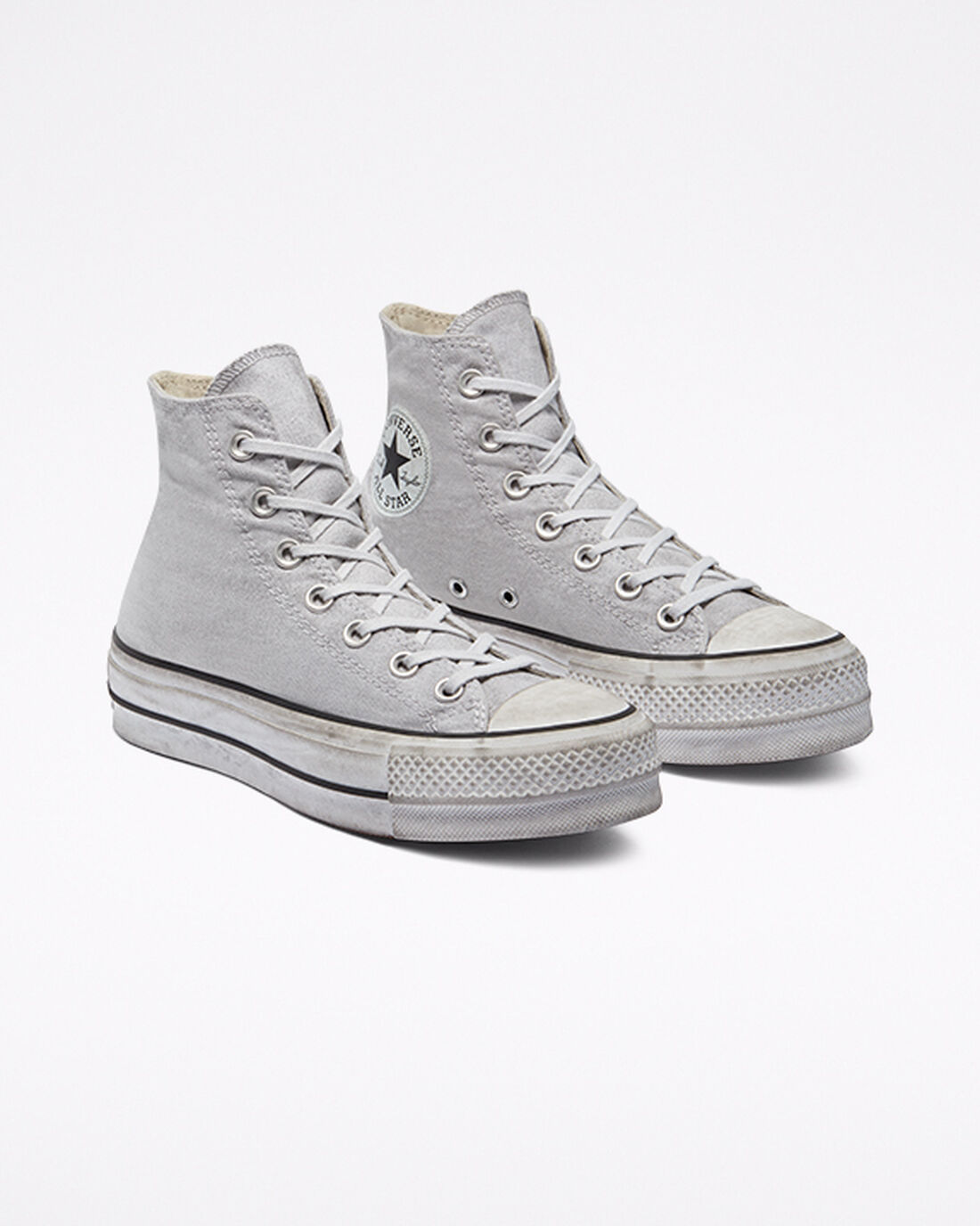 Men's Converse Chuck Taylor All Star Lift High Top Sneakers Grey | Australia-75248