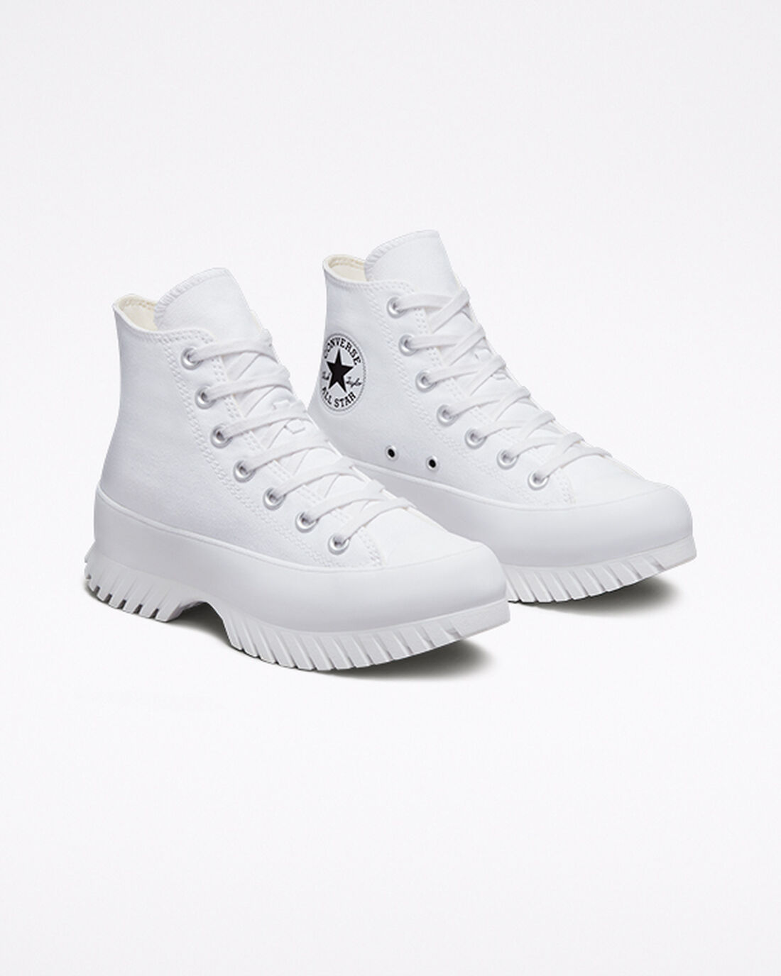 Men's Converse Chuck Taylor All Star Lugged 2.0 High Top Sneakers White/Black | Australia-13986