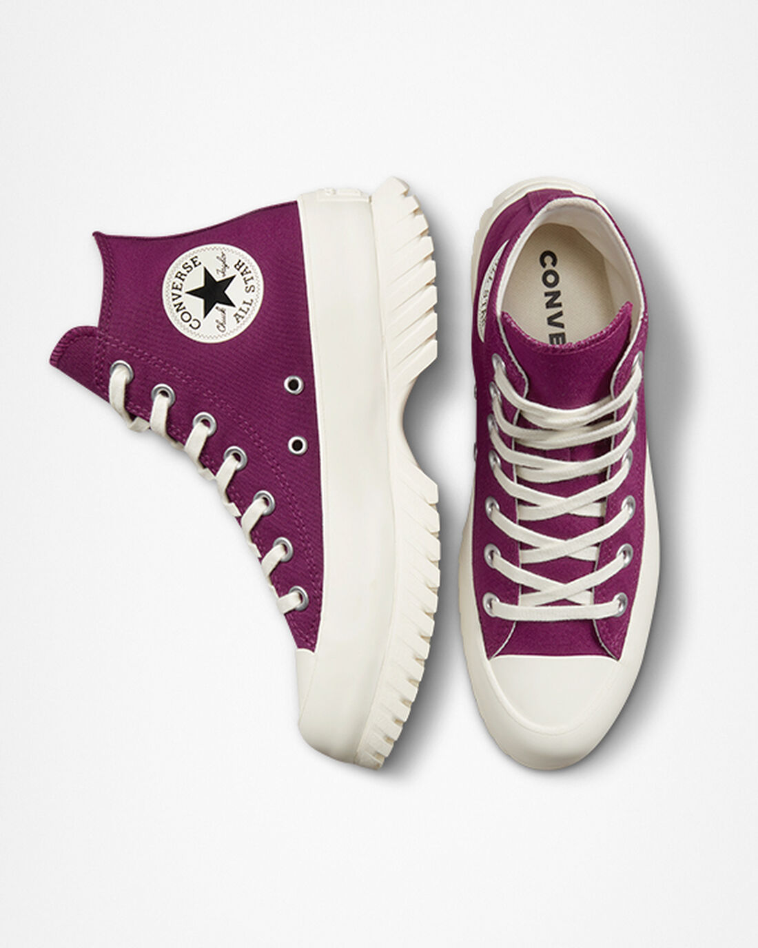 Men's Converse Chuck Taylor All Star Lugged 2.0 High Top Sneakers Purple/Black | Australia-17549