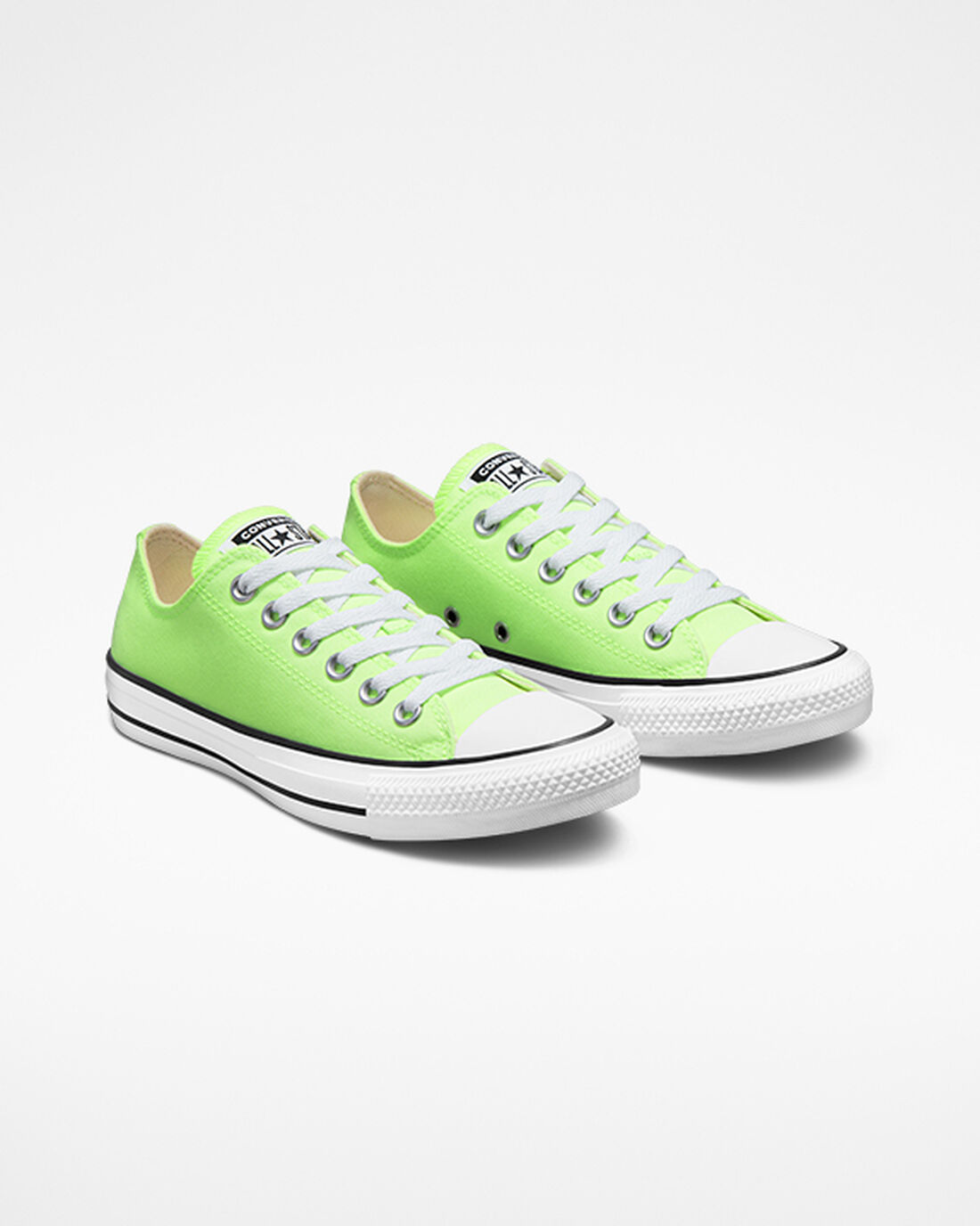 Men's Converse Chuck Taylor All Star Neon Sneakers Green/White/Black | Australia-25901