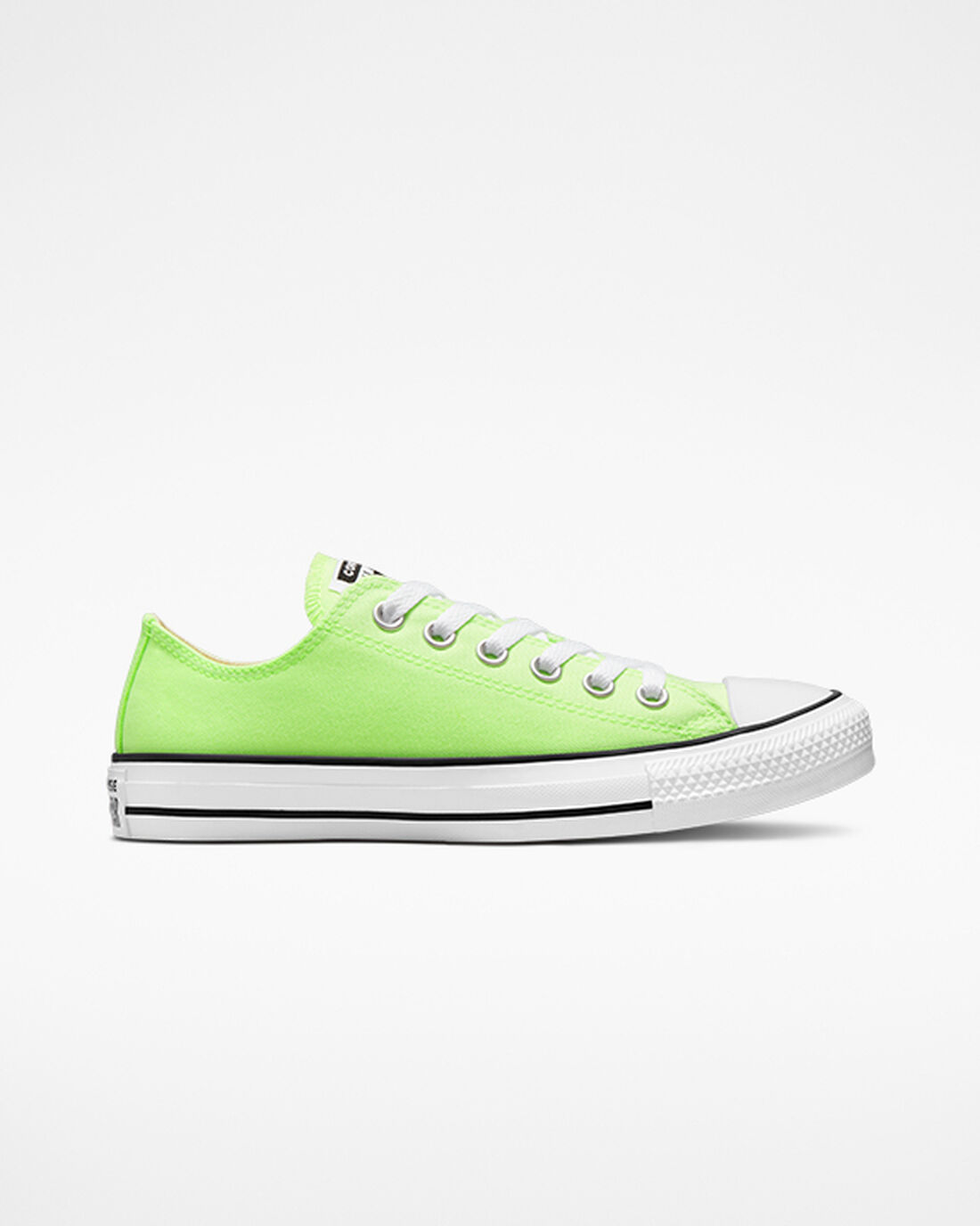 Men\'s Converse Chuck Taylor All Star Neon Sneakers Green/White/Black | Australia-25901