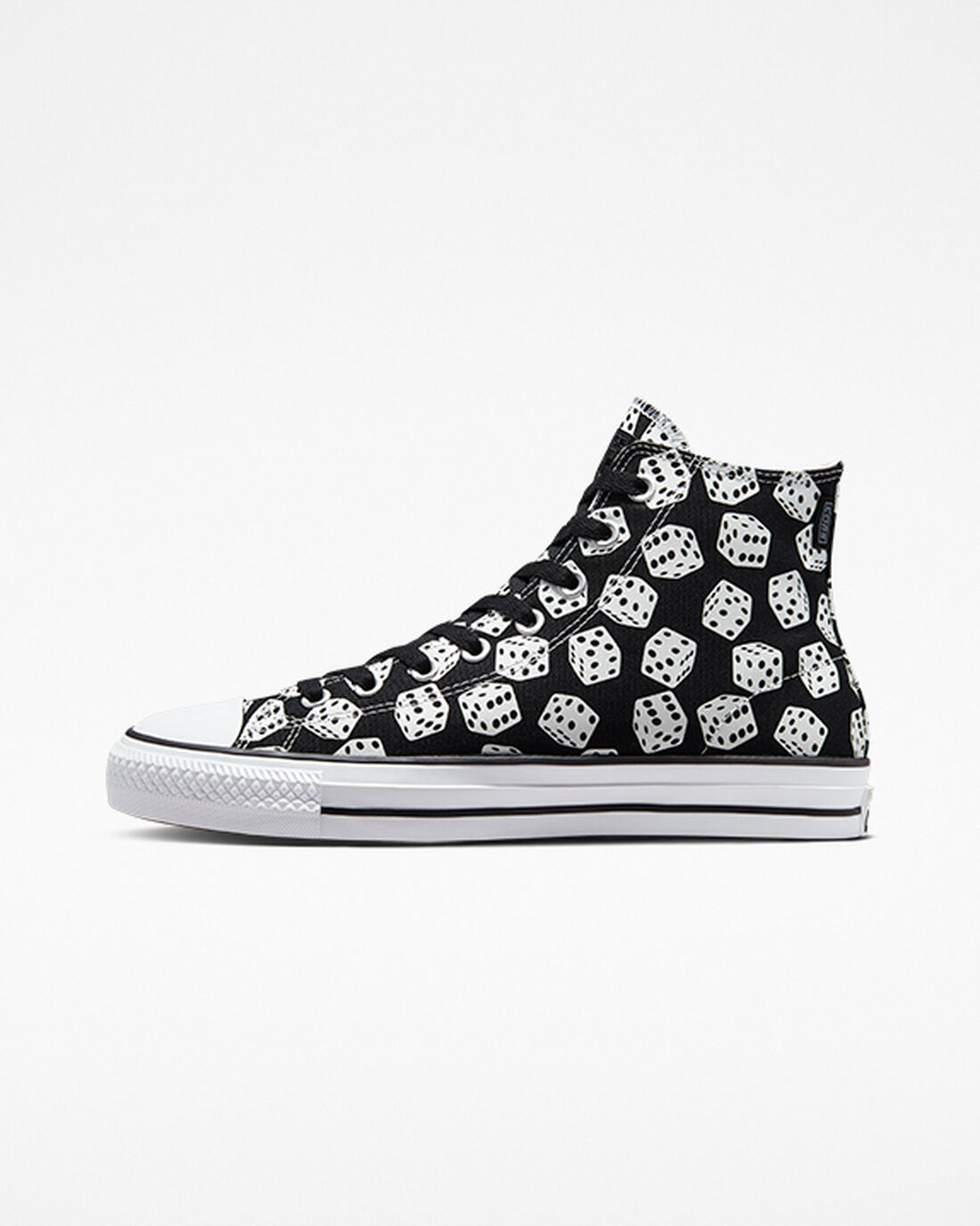 Men's Converse Chuck Taylor All Star Pro Dice Skate Shoes Black/White | Australia-67348