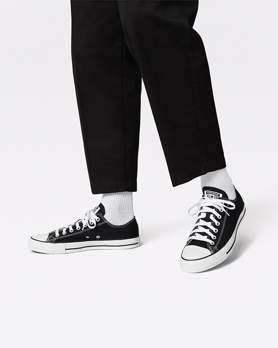 Men's Converse Chuck Taylor All Star Sneakers Black | Australia-71325