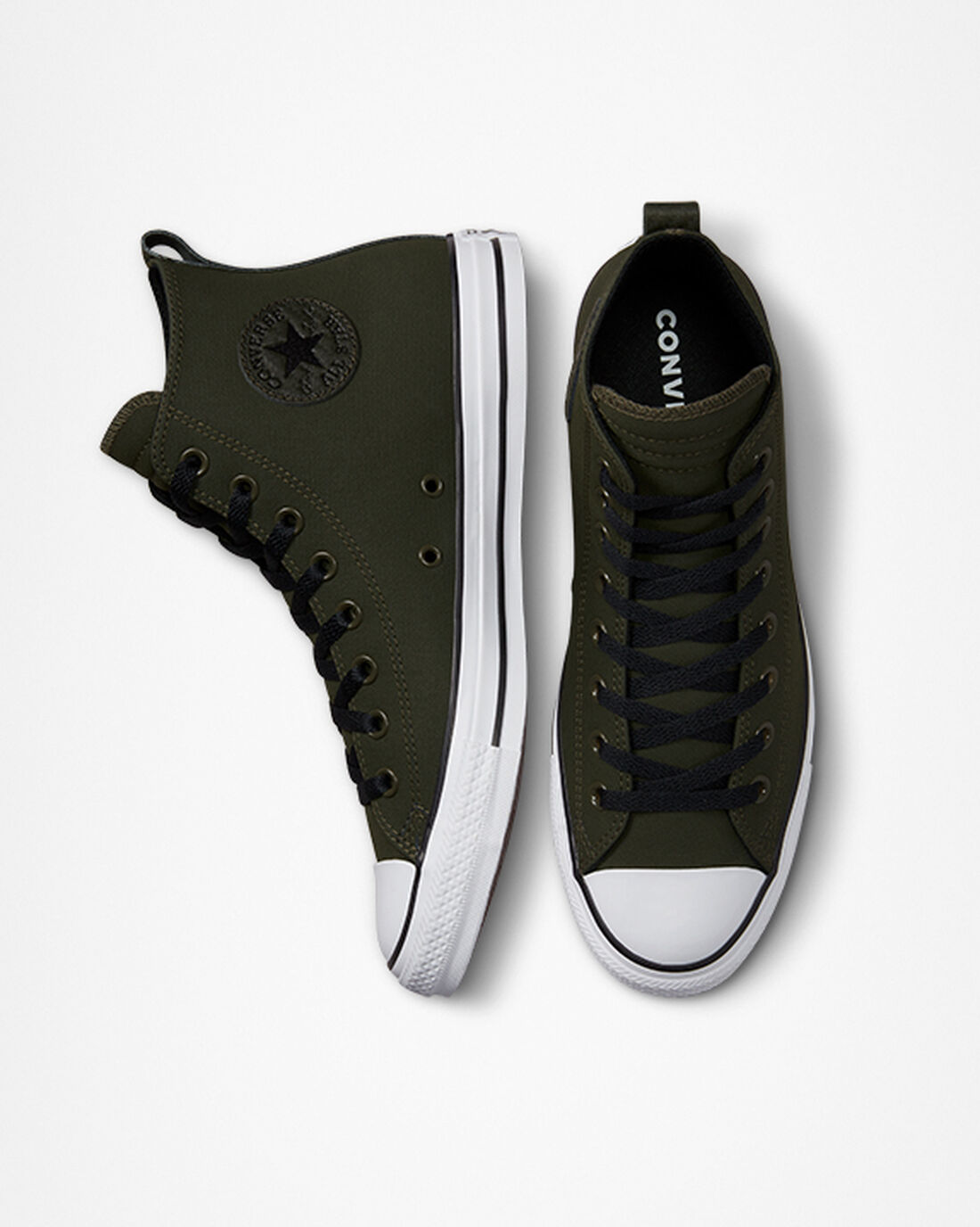 Men's Converse Chuck Taylor All Star TecTuff High Top Sneakers Olive/Green/White/Black | Australia-16853