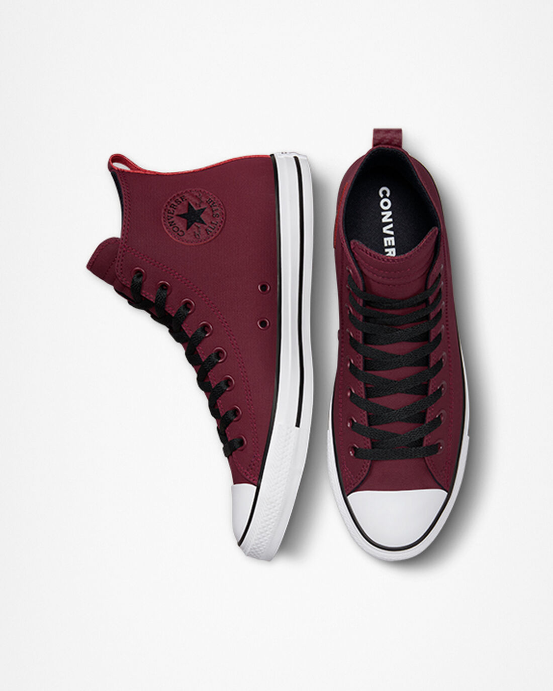 Men's Converse Chuck Taylor All Star TecTuff High Top Sneakers Dark Red/White/Black | Australia-47601