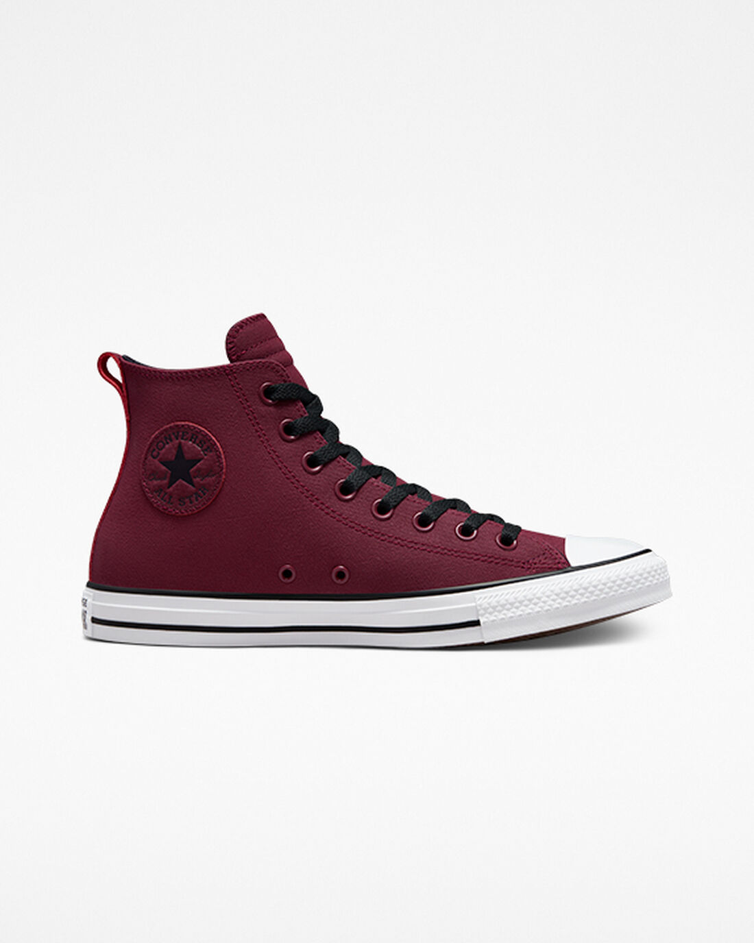 Men\'s Converse Chuck Taylor All Star TecTuff High Top Sneakers Dark Red/White/Black | Australia-47601