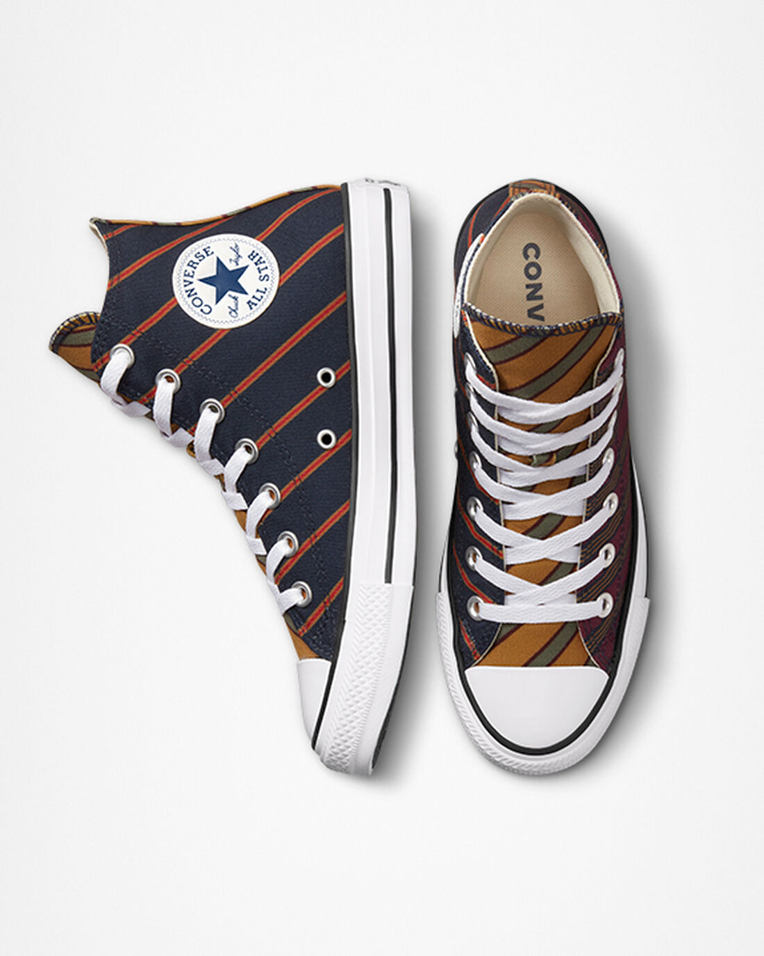 Men's Converse Chuck Taylor All Star Twisted Classics High Top Sneakers Obsidian/Deep Burgundy | Australia-46107