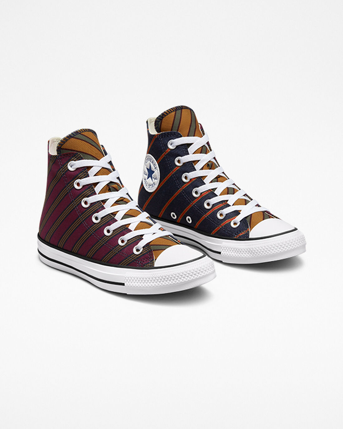 Men's Converse Chuck Taylor All Star Twisted Classics High Top Sneakers Obsidian/Deep Burgundy | Australia-46107