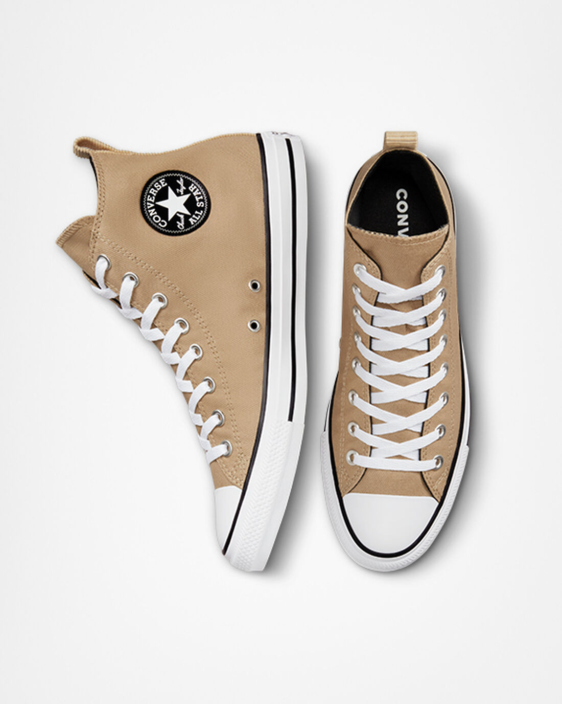 Men's Converse Chuck Taylor All Star Workwear High Top Sneakers Khaki/Black | Australia-17843