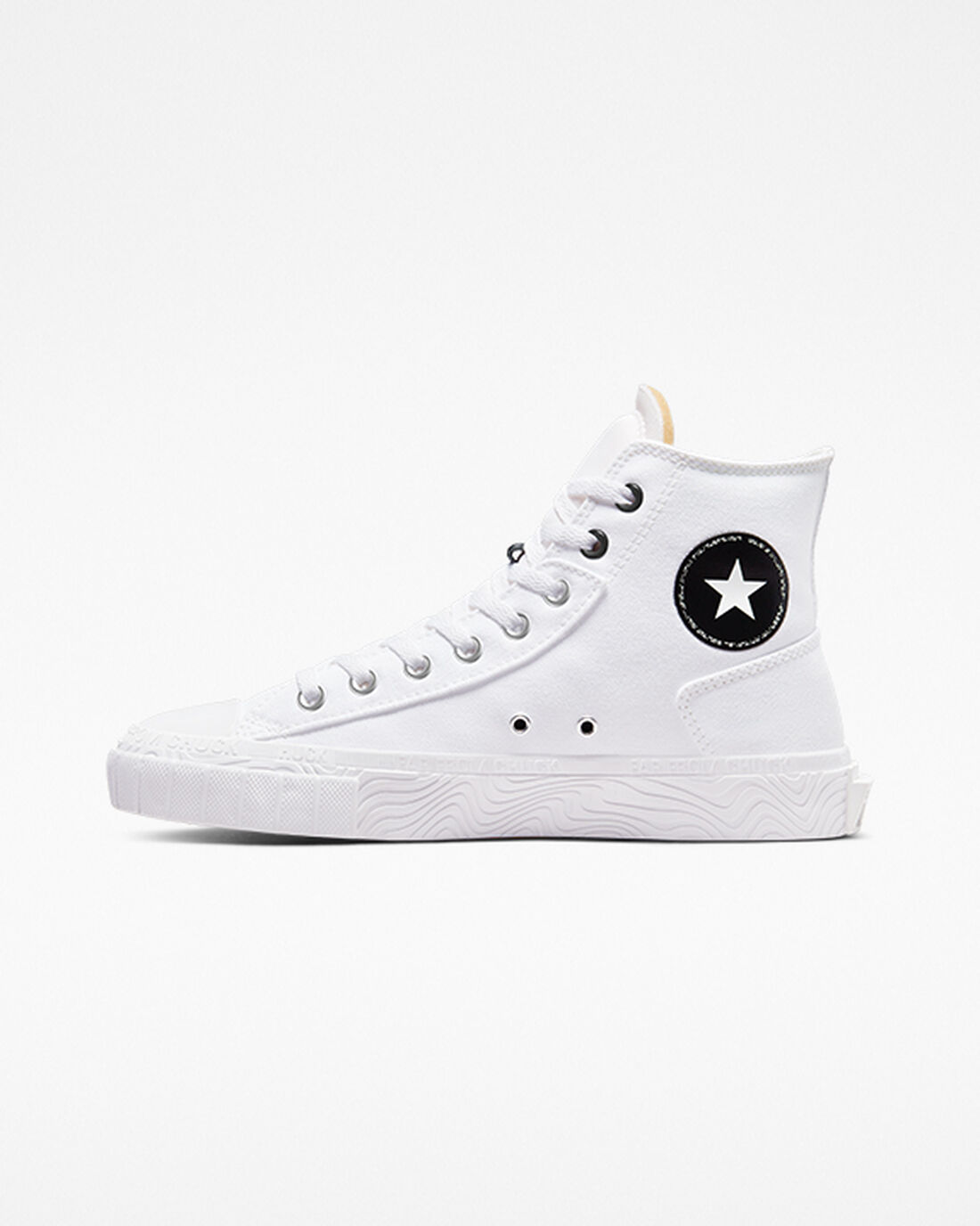 Men's Converse Chuck Taylor Alt Star Canvas High Top Sneakers White/Black/White | Australia-50273