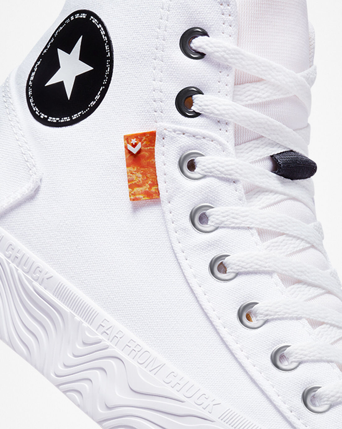 Men's Converse Chuck Taylor Alt Star Canvas High Top Sneakers White/Black/White | Australia-50273