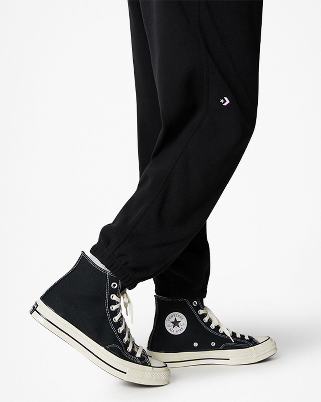 Men's Converse Counter Climate Fleece Pants Black | Australia-78369