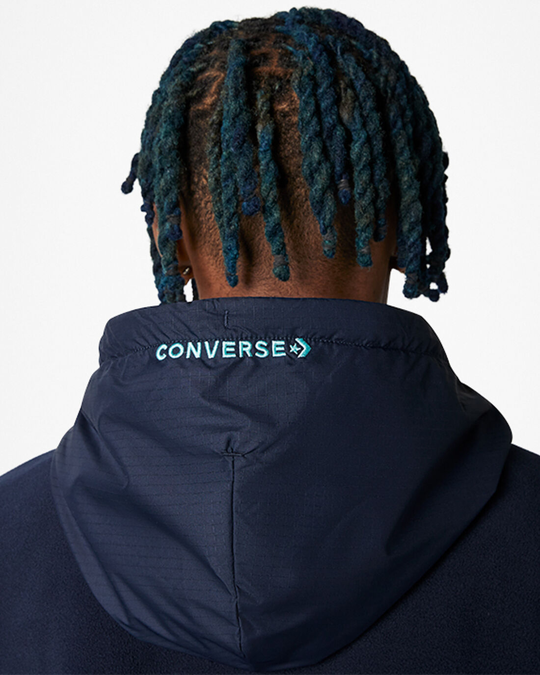 Men's Converse Counter Climate Pullover Hoodies Obsidian | Australia-25064