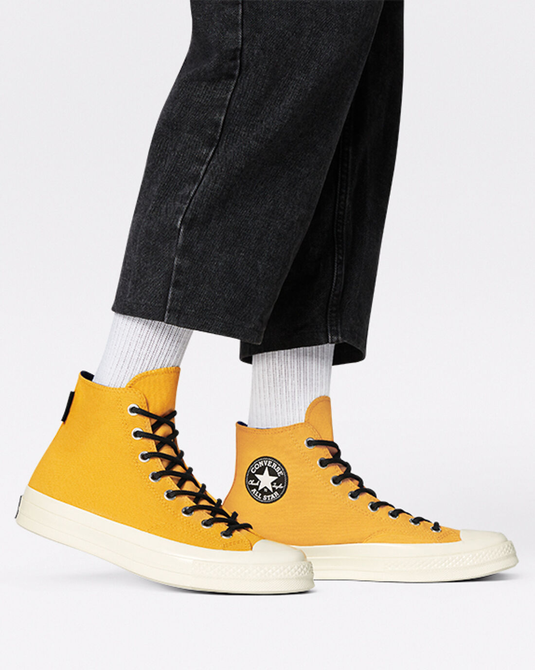 Men's Converse Engineered Optimism Chuck 70 GORE-TEX High Top Sneakers Dark Sulfur/Black/Egret | Australia-68140