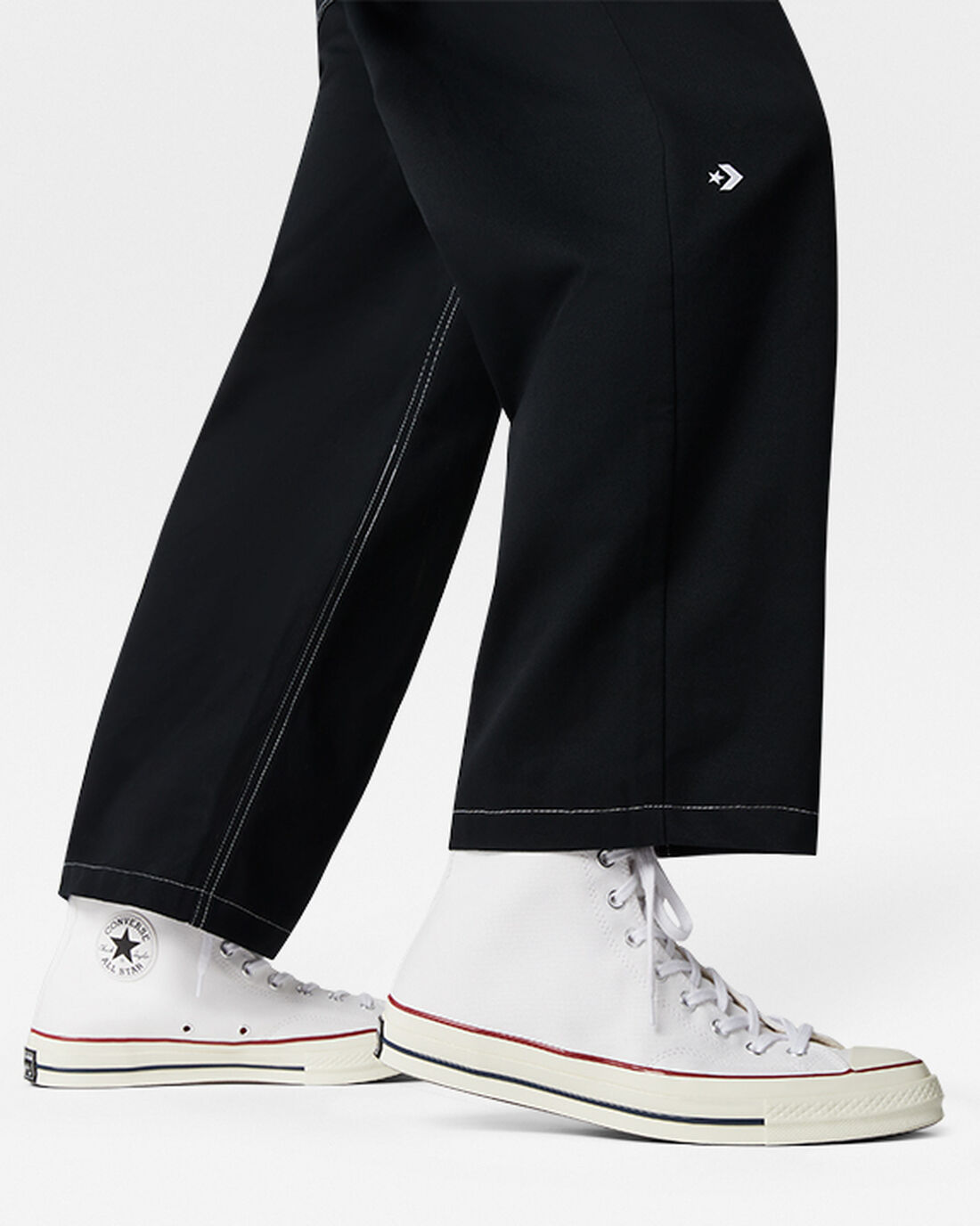 Men's Converse Five Pocket Pants Black | Australia-92608