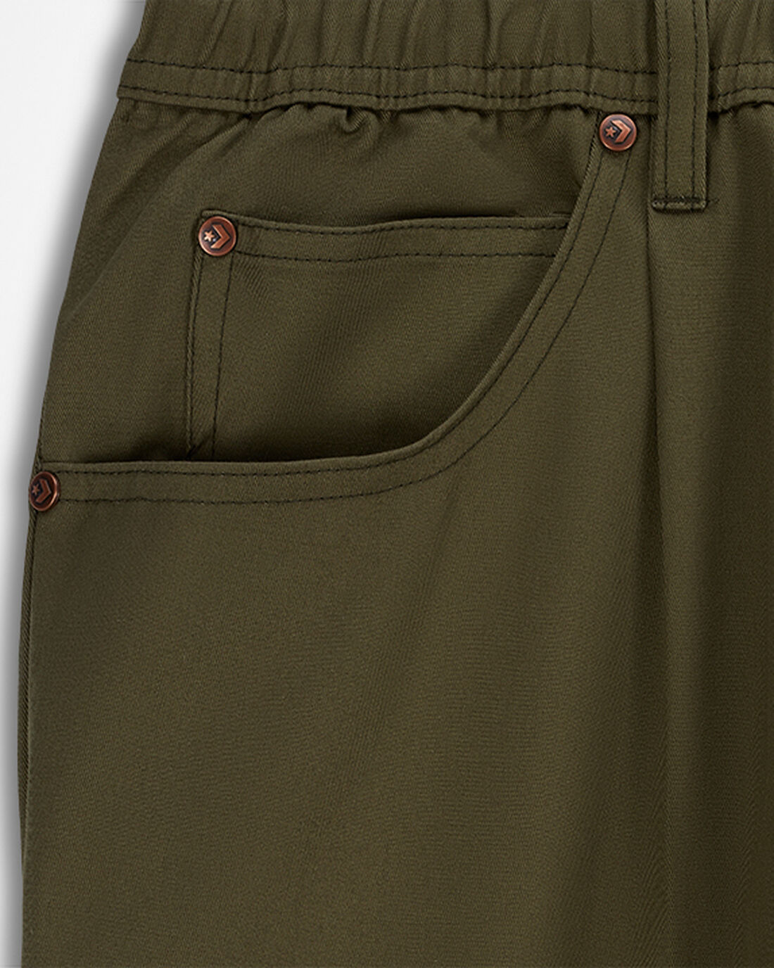 Men's Converse Five Pocket Pants Olive | Australia-83742