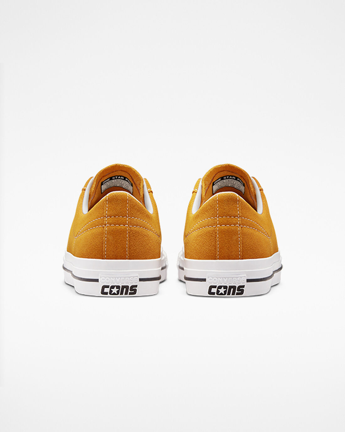 Men's Converse One Star Pro Skate Shoes Gold Orange/White/Black | Australia-42890