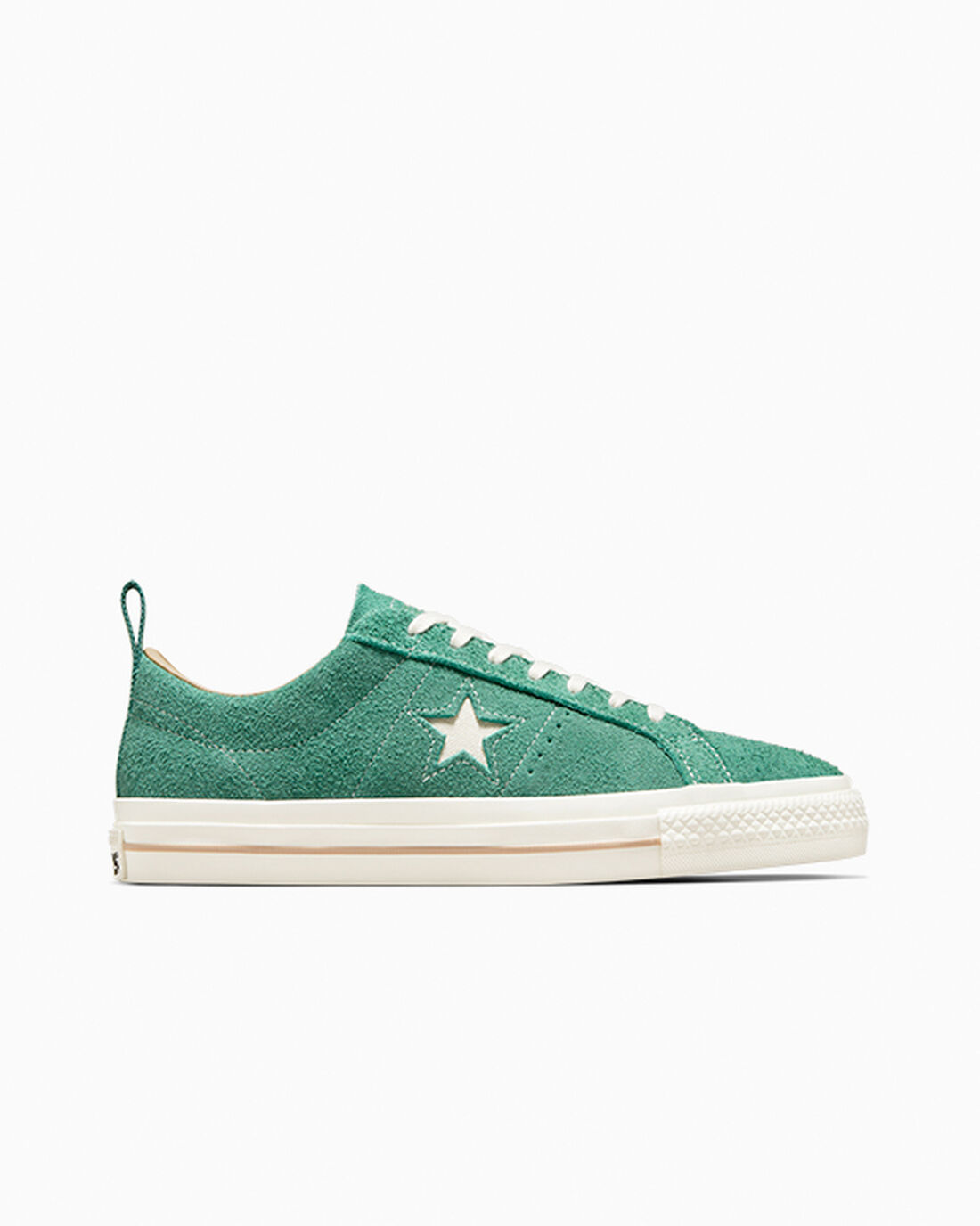 Men\'s Converse One Star Pro Vintage Suede Skate Shoes Green | Australia-83416