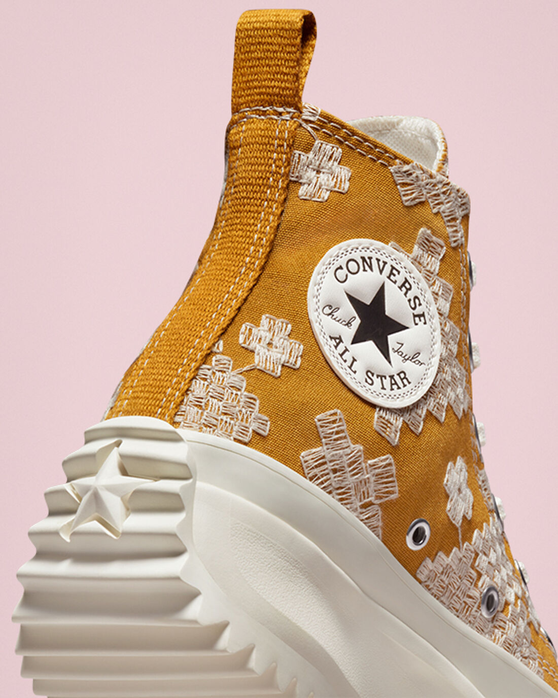 Men's Converse Run Star Hike High Top Sneakers Gold | Australia-57128