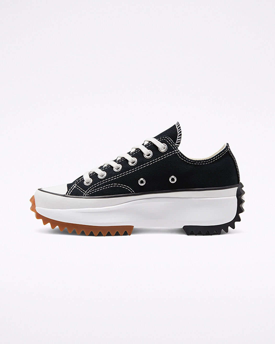 Men's Converse Run Star Hike Sneakers Black/White | Australia-29875