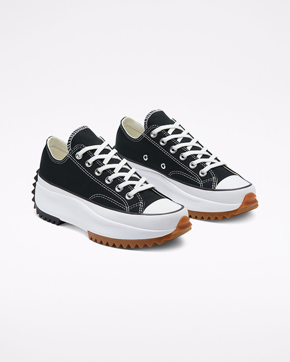 Men's Converse Run Star Hike Sneakers Black/White | Australia-29875