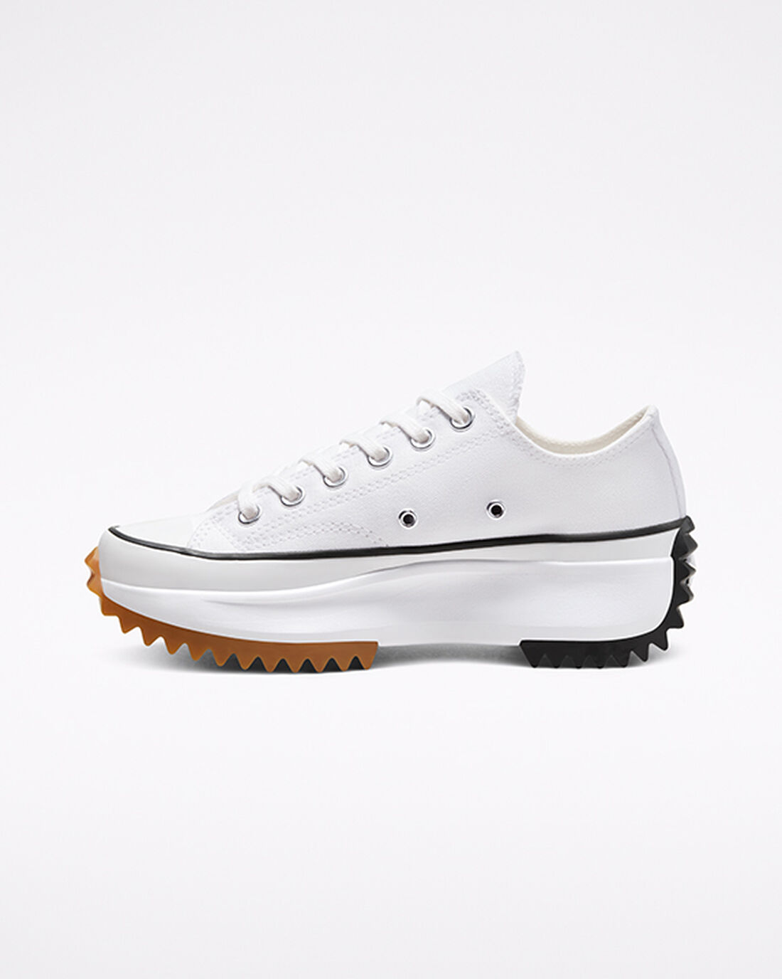 Men's Converse Run Star Hike Sneakers White/Black | Australia-30174