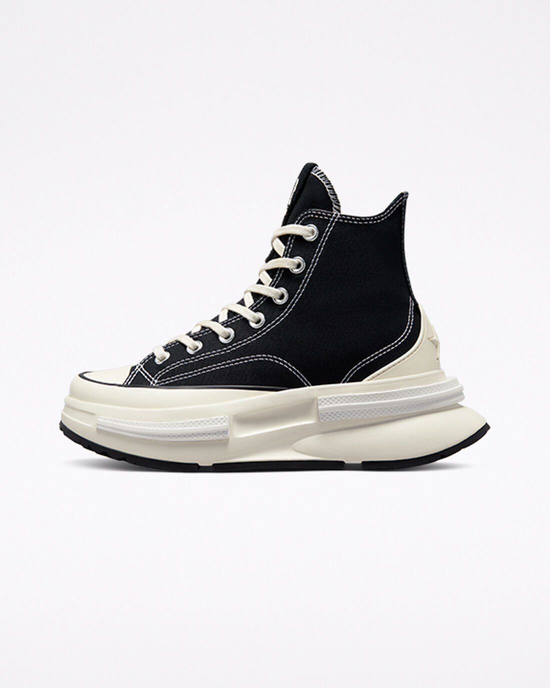 Men's Converse Run Star Legacy CX High Top Sneakers Black/White | Australia-36918