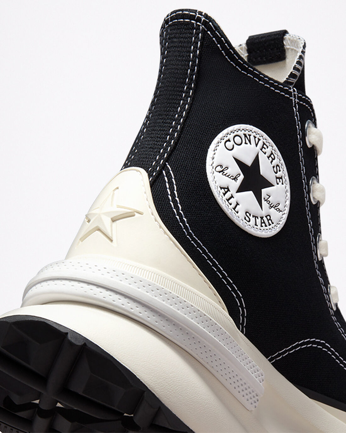 Men's Converse Run Star Legacy CX High Top Sneakers Black/White | Australia-36918