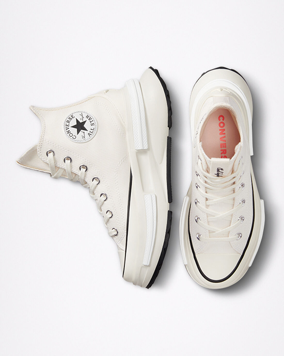 Men's Converse Run Star Legacy CX High Top Sneakers Beige/Black/White | Australia-39150