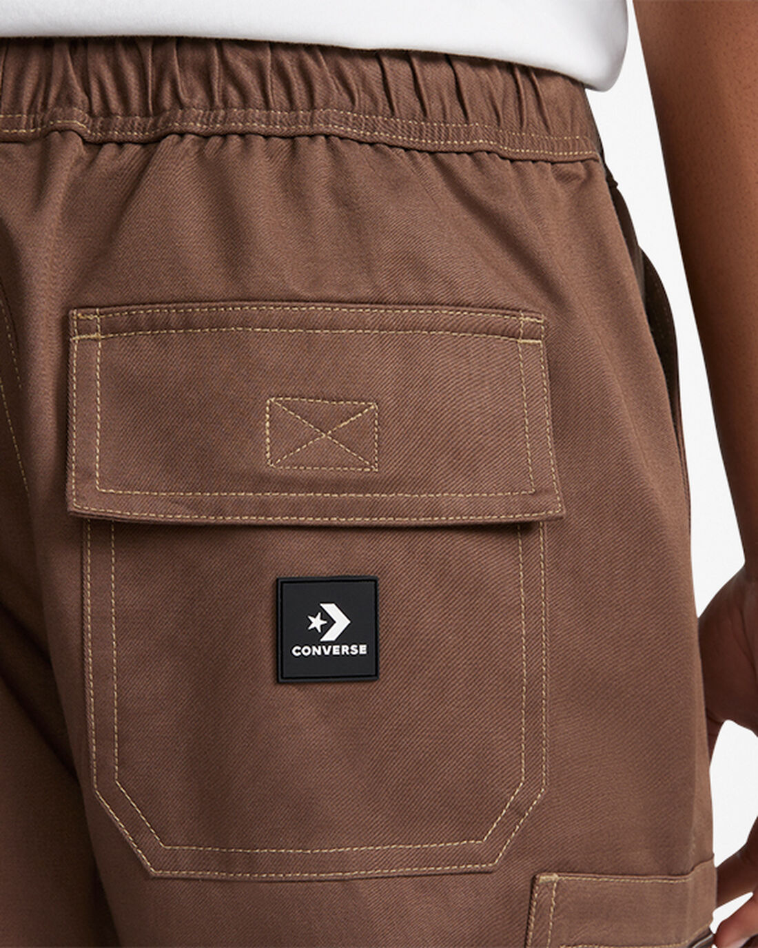 Men's Converse Star Chevron Cargo Pants Brown | Australia-02946