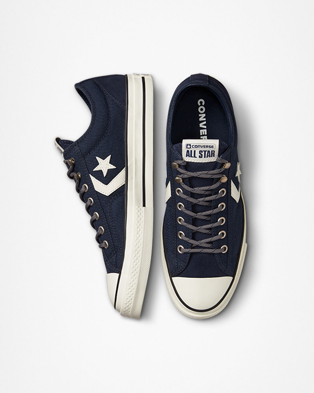 Men's Converse Star Player 76 Retro Hike Sneakers Obsidian/Black | Australia-25681