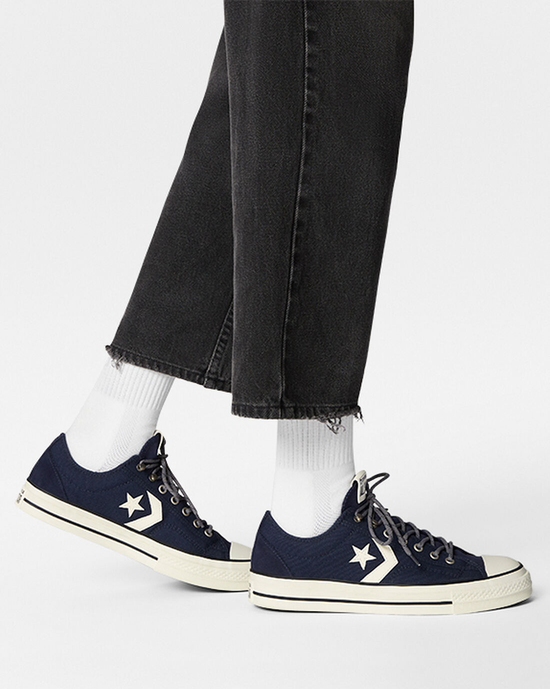 Men's Converse Star Player 76 Retro Hike Sneakers Obsidian/Black | Australia-25681