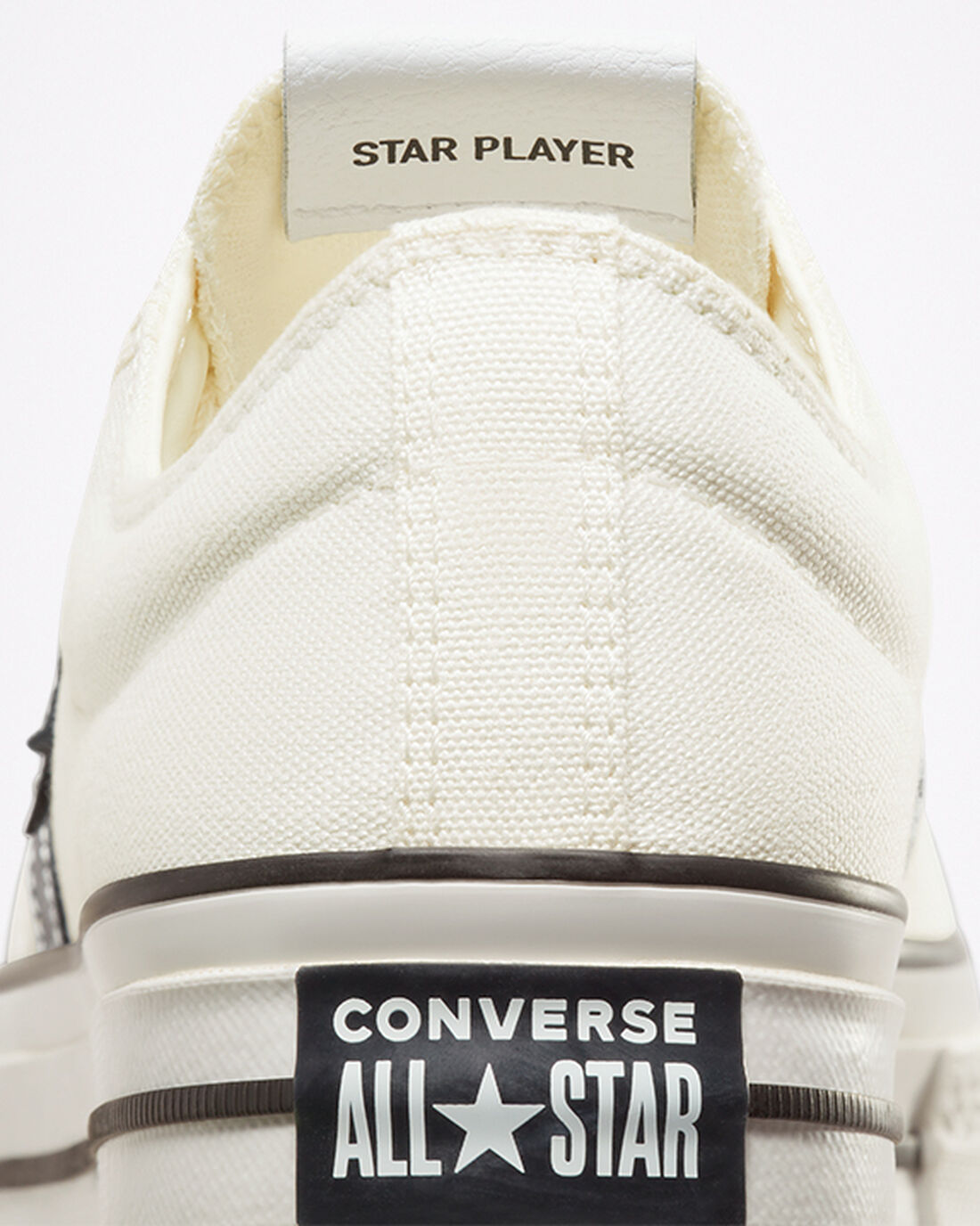 Men's Converse Star Player 76 Sneakers White/Black | Australia-08634